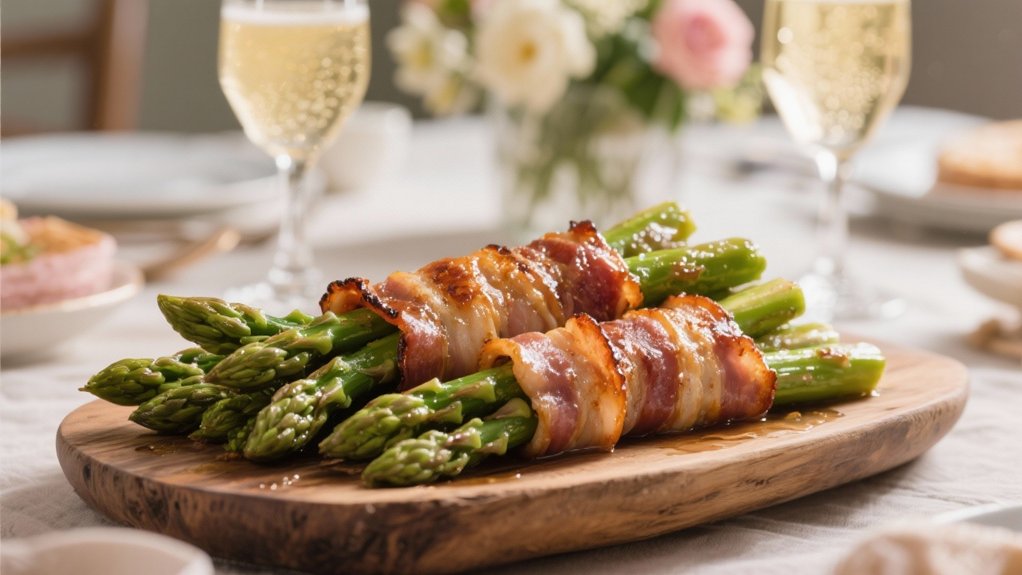 bacon wrapped asparagus delightfully indulgent