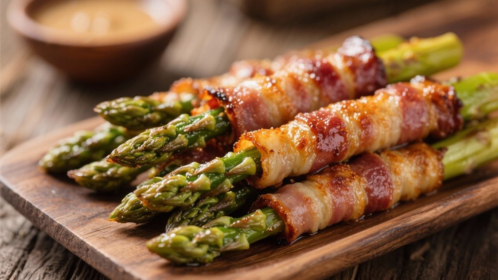 bacon wrapped asparagus side dish