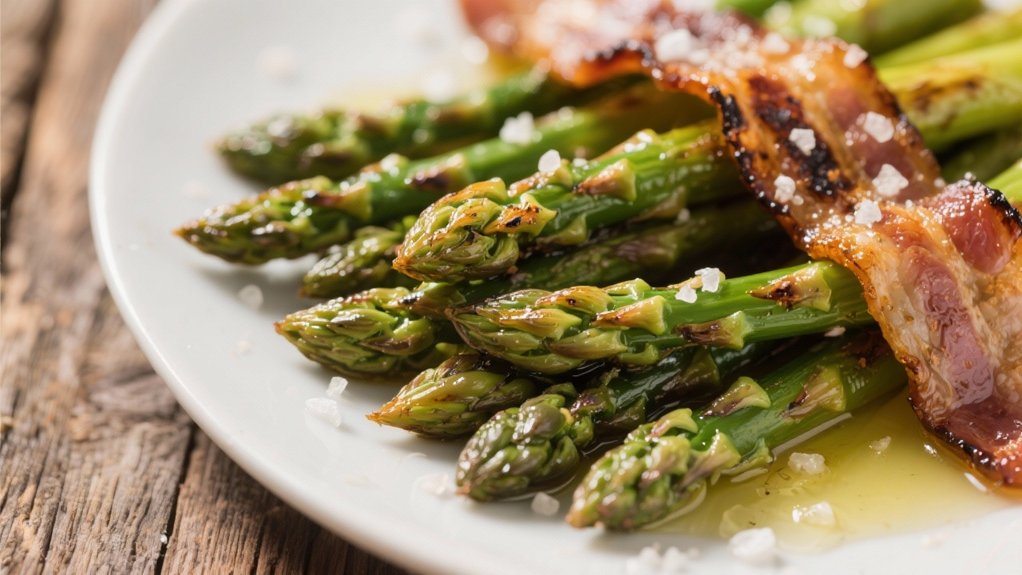 bacon wrapped roasted asparagus delight