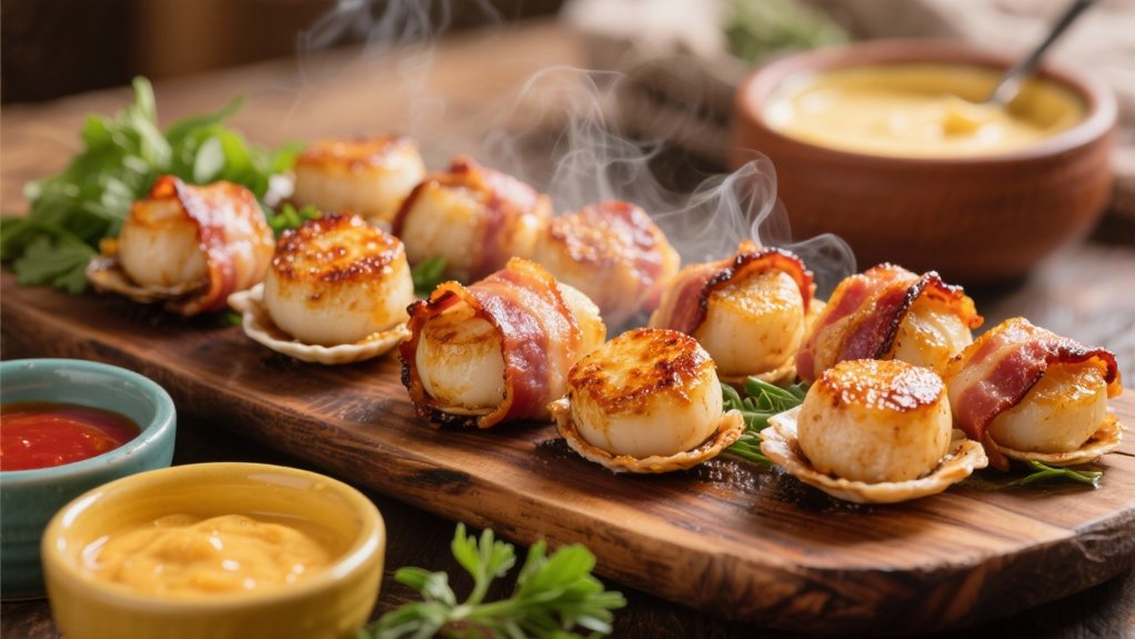 bacon wrapped scallops appetizer recipe