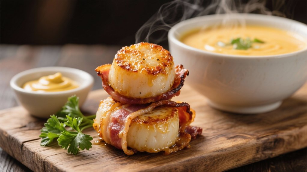 bacon wrapped scallops elevate dinner