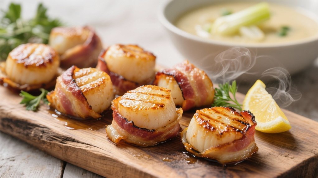 bacon wrapped scallops elevate dinners