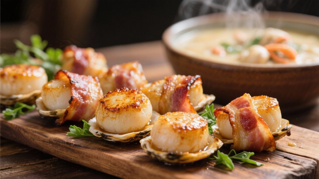 bacon wrapped scallops simplicity delight