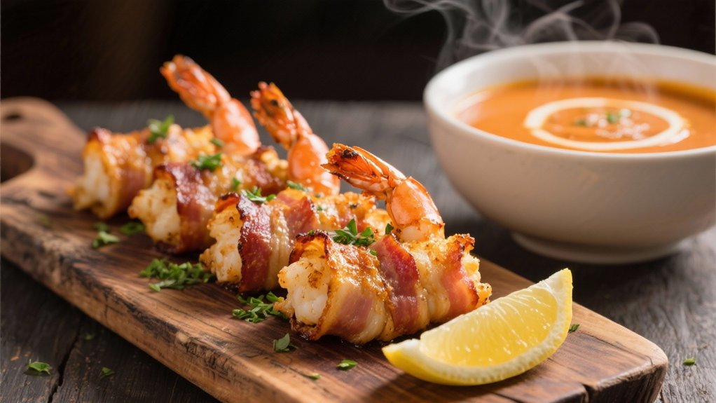 bacon wrapped shrimp appetizer delight