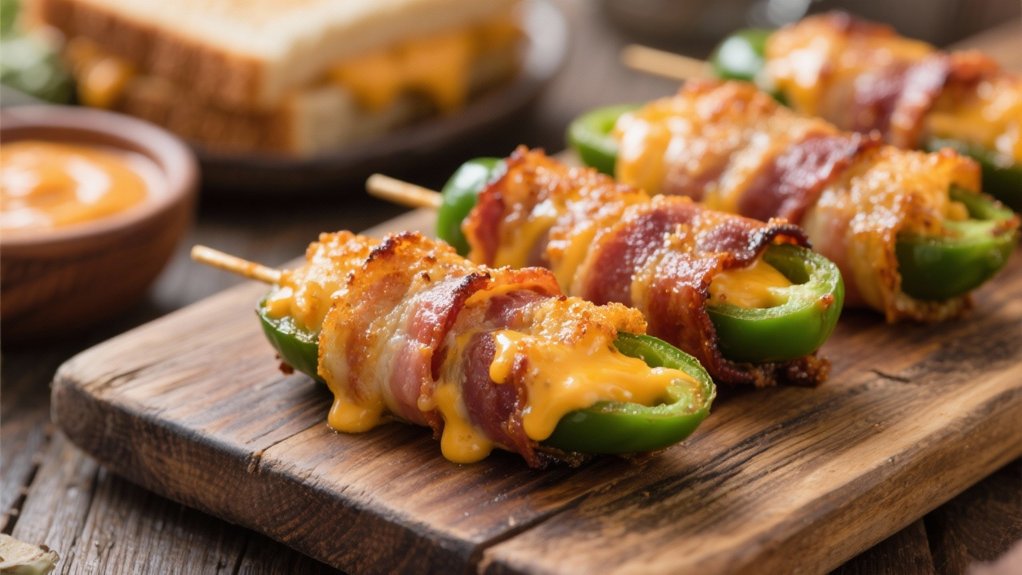 bacon wrapped spicy appetizers