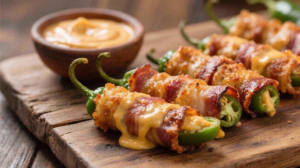 bacon wrapped spicy jalape os