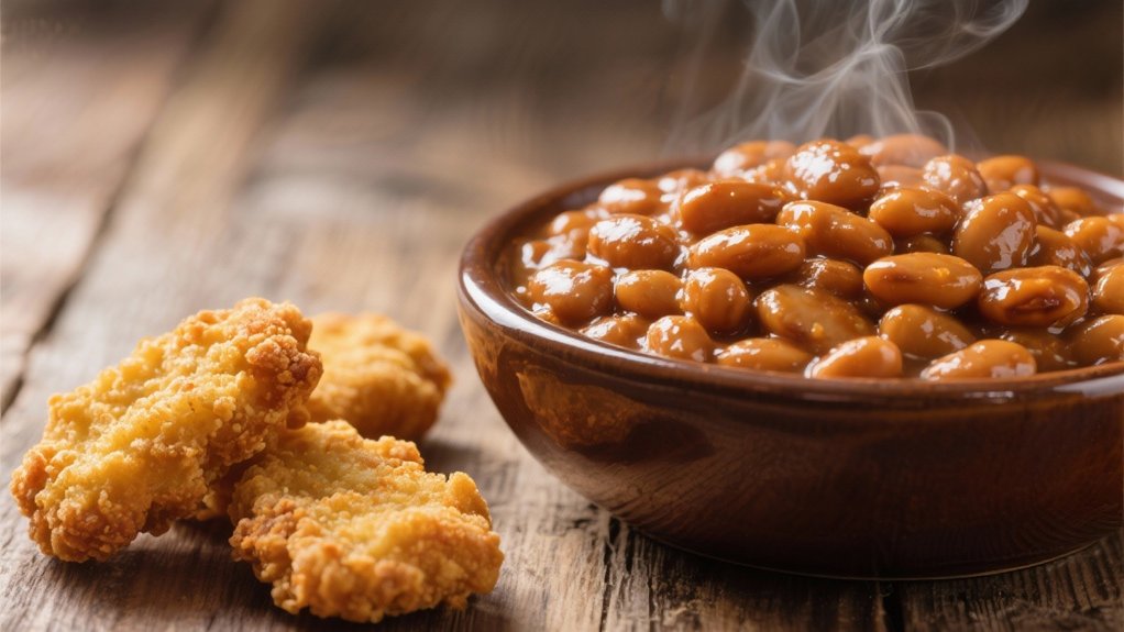 baked beans complement chicken nuggets