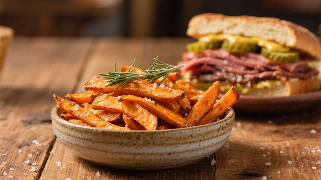baked sweet potato fries