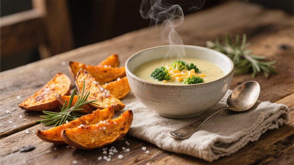 baked sweet potato wedges