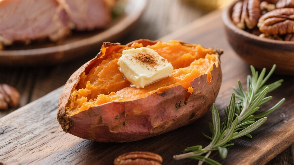 baked sweet potatoes delightfully complement