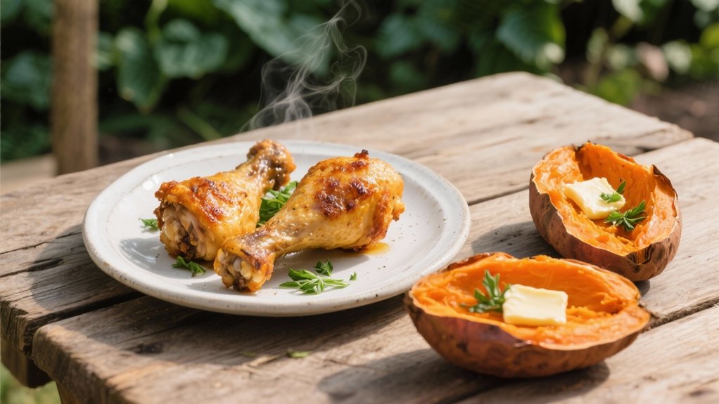 baked sweet potatoes toppings
