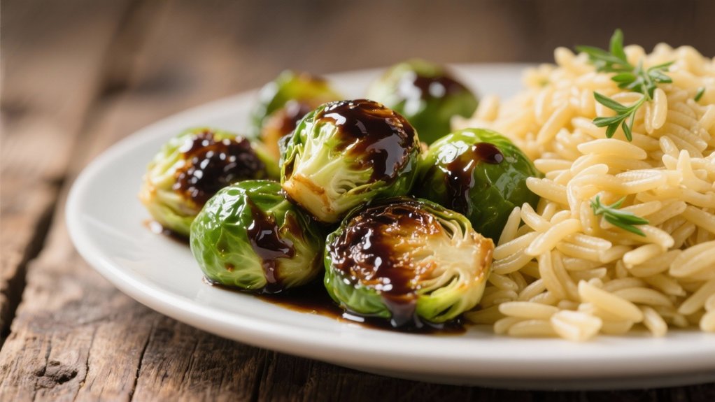 balsamic glazed brussels sprouts