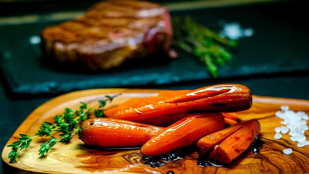 balsamic glazed carrot elegance