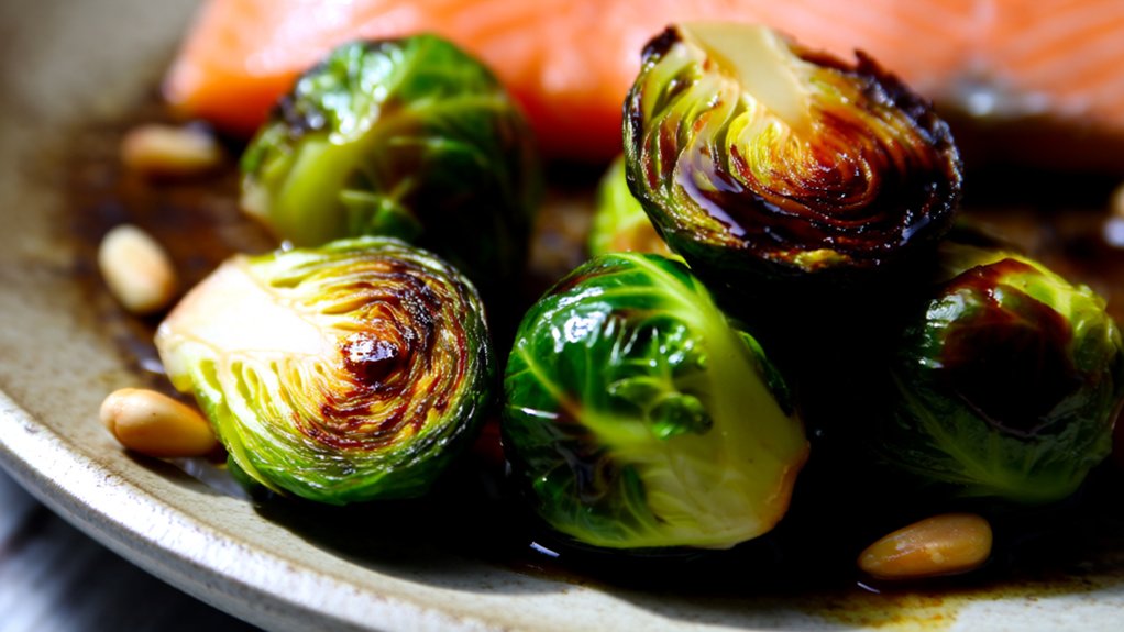 balsamic glazed roasted brussels sprouts