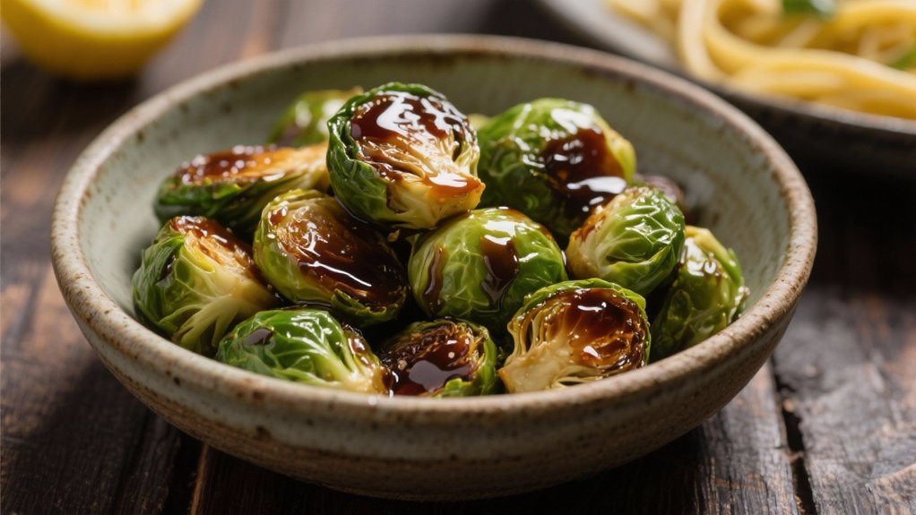 balsamic roasted brussels sprouts