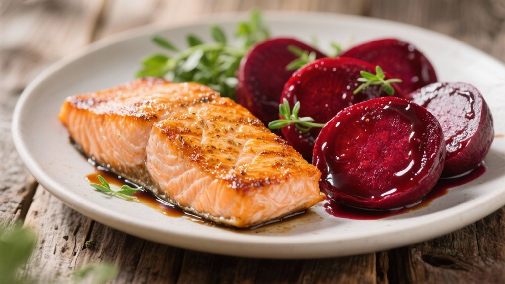 balsamic roasted glazed beets