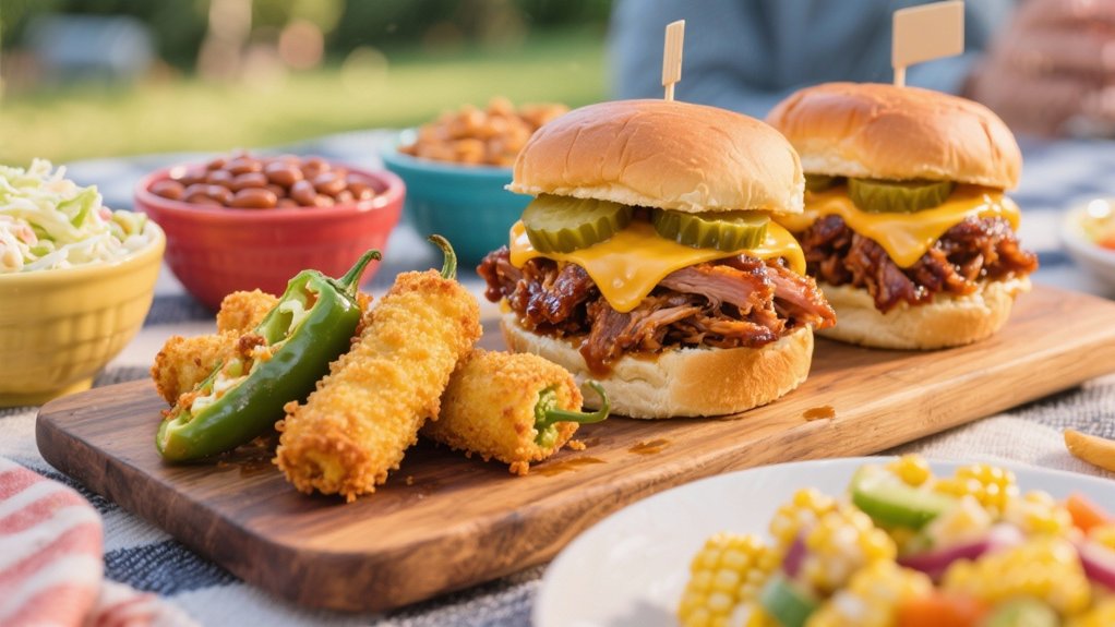 bbq sliders with toppings