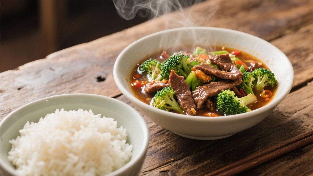 beef and broccoli stir fry