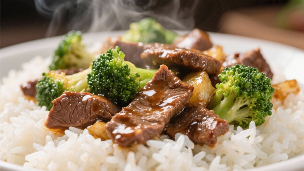 beef broccoli savory sauce