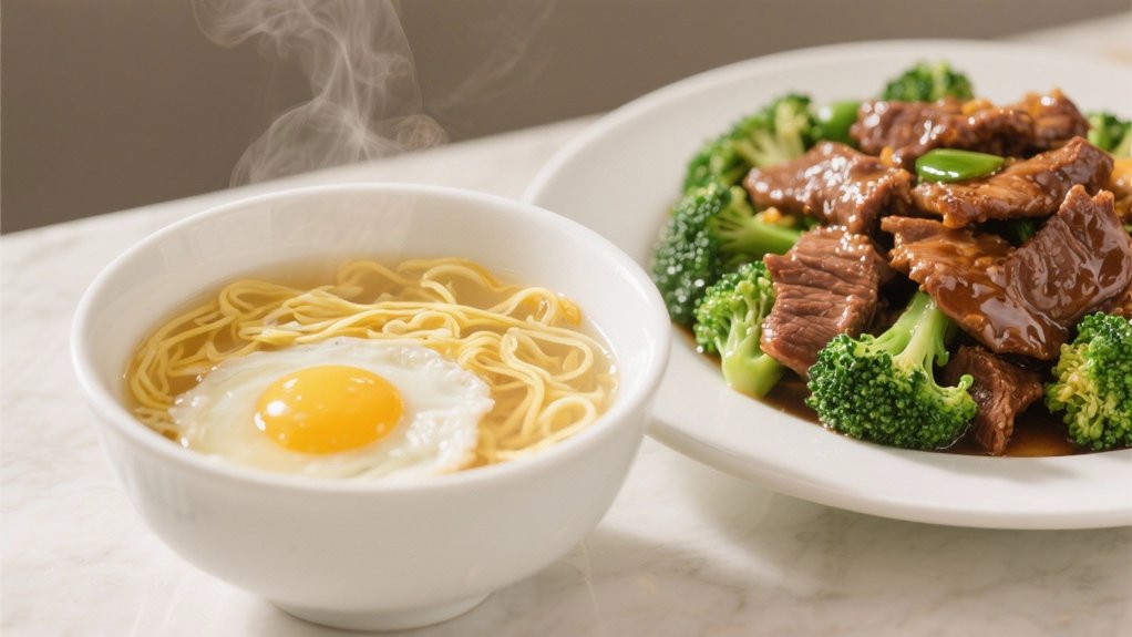 beef marinated with broccoli