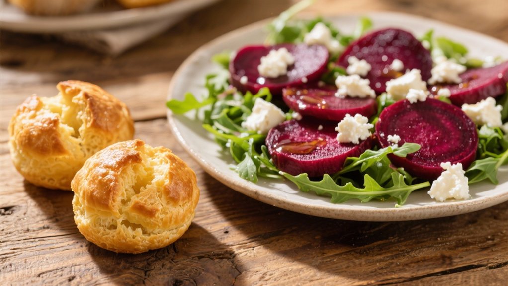 beet and goat cheese salad