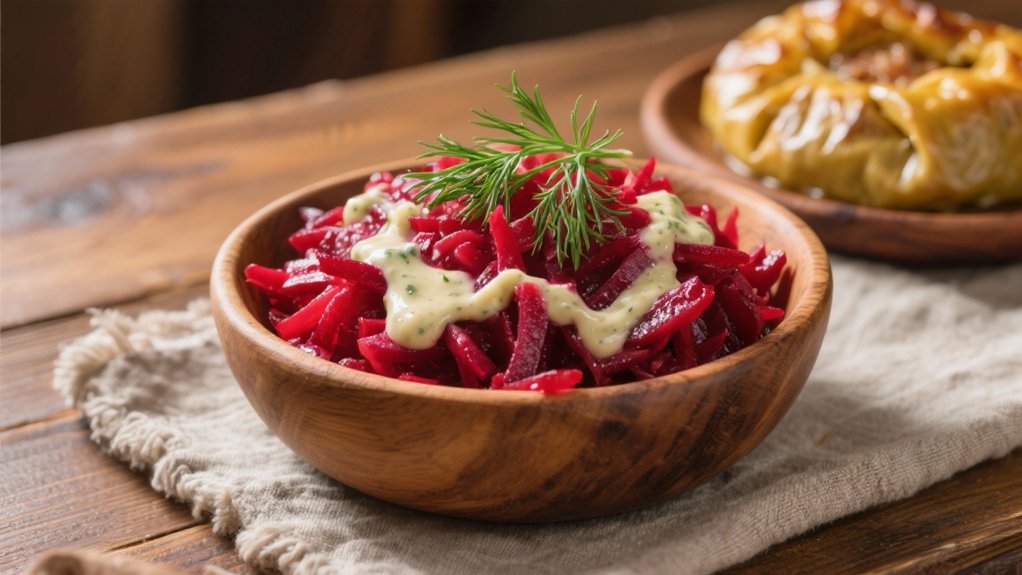 beet and horseradish salad