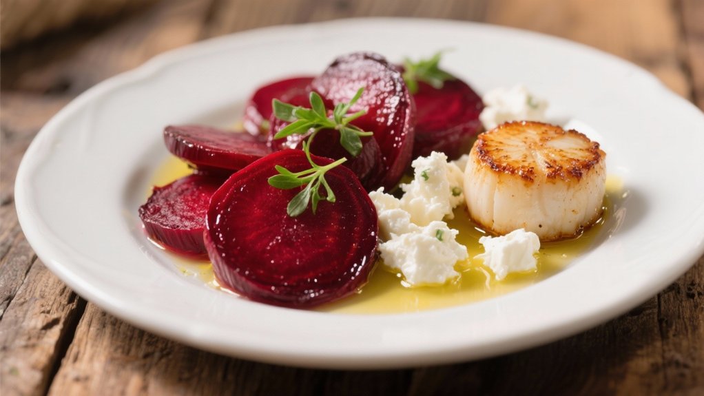 beets and goat cheese