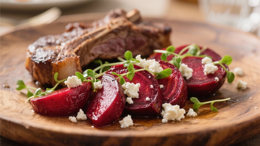beets goat cheese lamb