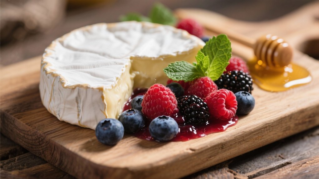 berry compote complements brie