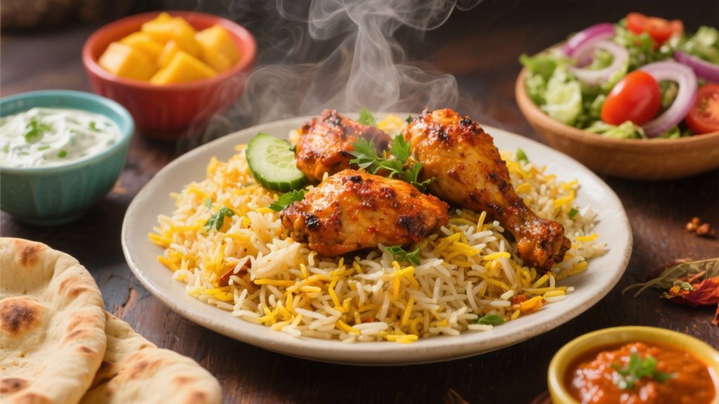 biryani enhances tandoori flavors