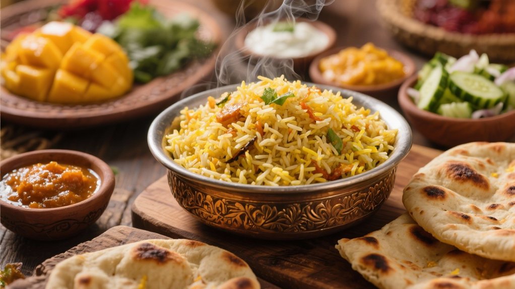 biryani rice enhances naan