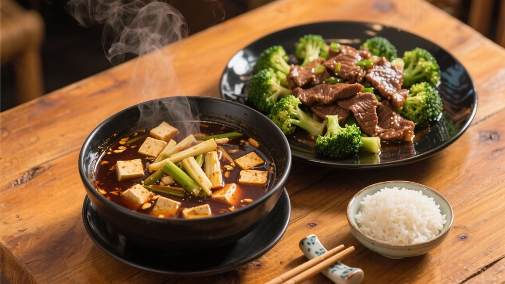 bold spicy flavor contrast