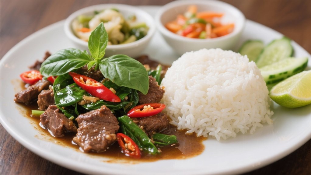 bold spicy thai basil