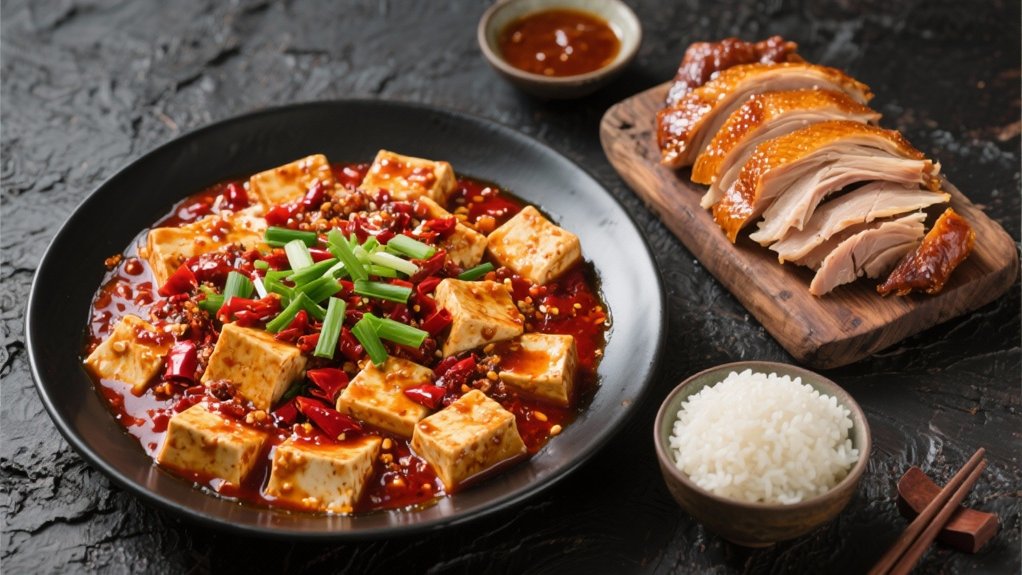 bold spicy tofu delight