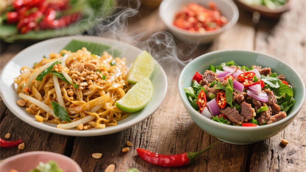 bold zesty thai beef salad