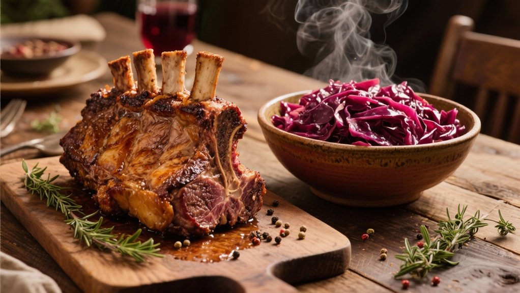 braised cabbage in red wine