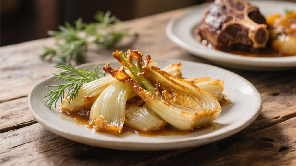 braised fennel complements osso buco