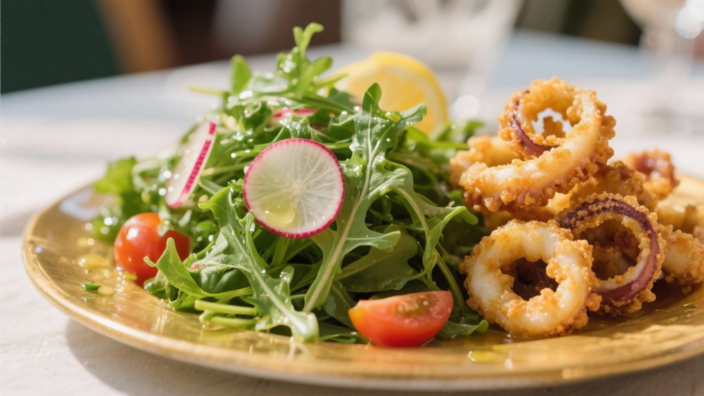 bright arugula salad pairing