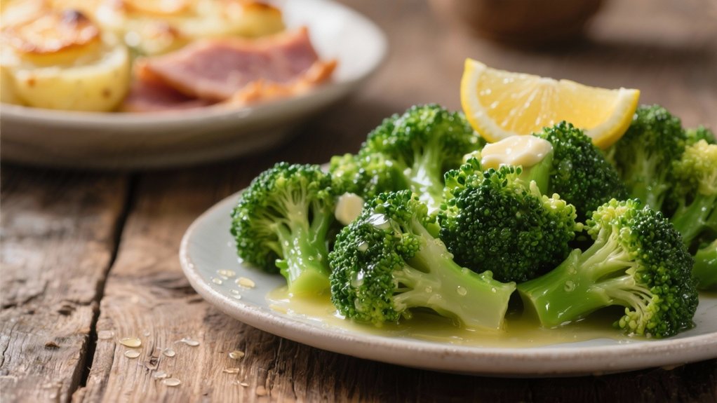 bright broccoli with lemon butter