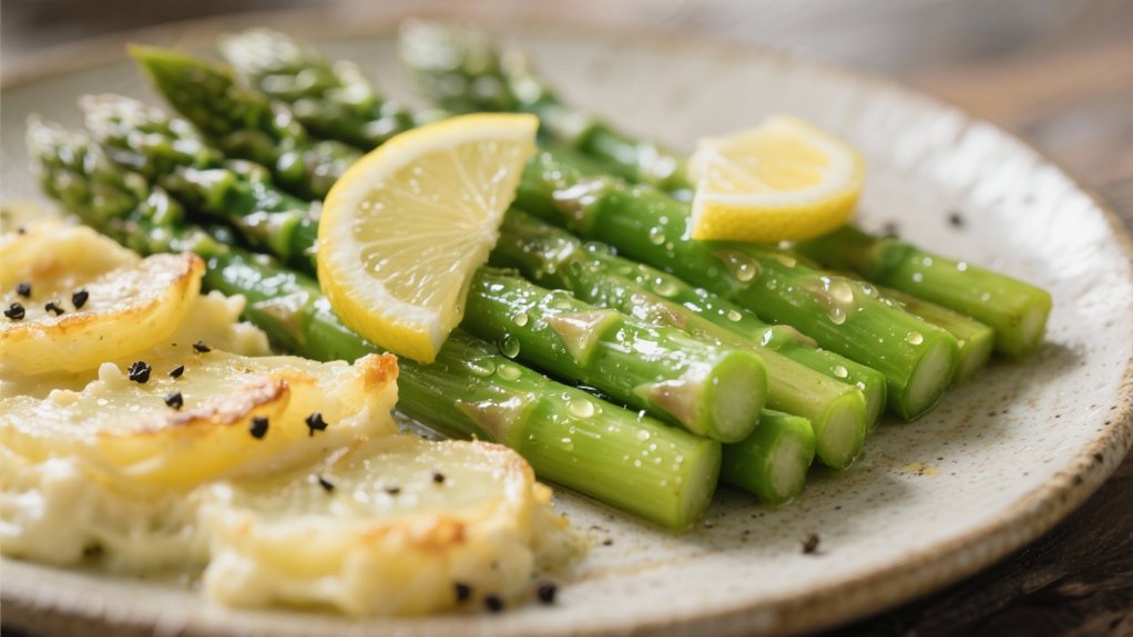 bright fresh asparagus dish