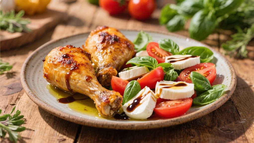 bright fresh contrasting salad