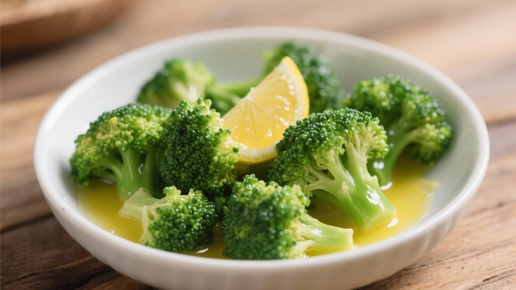bright lemon butter broccoli