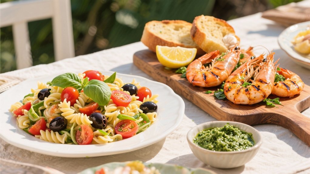 bright lemon herb shrimp