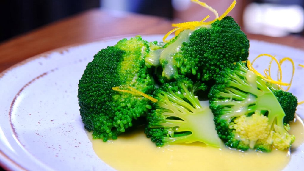 bright steamed broccoli delight