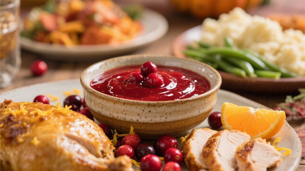 bright sweet tart cranberry sauce