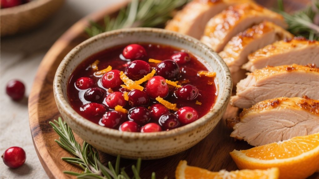 bright tangy cranberry sauce