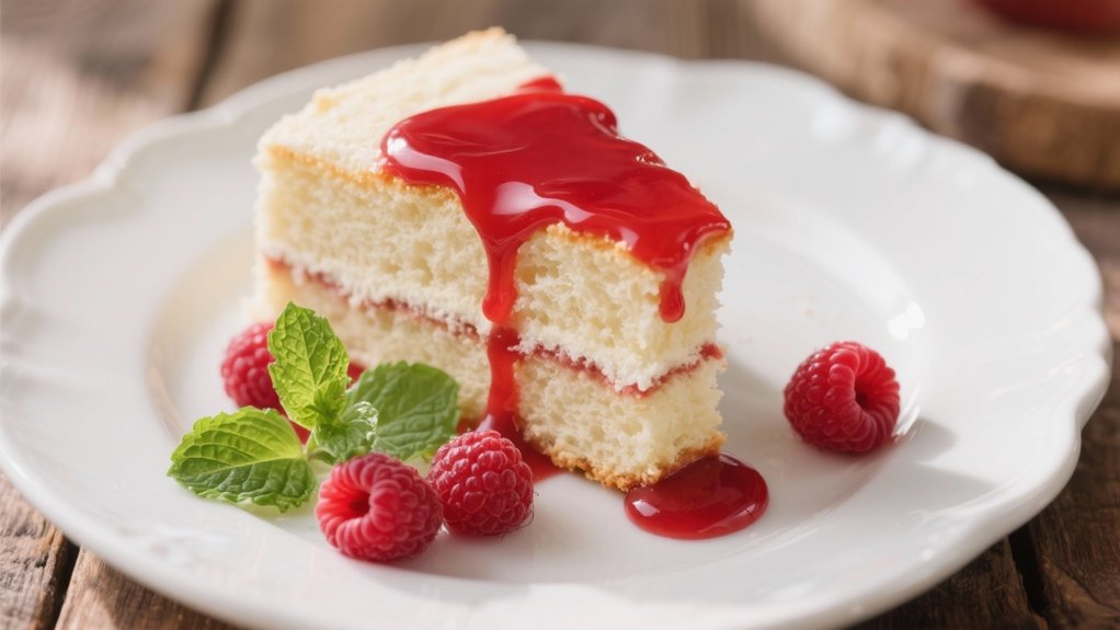 bright tart raspberry sauce