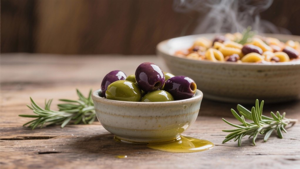 briny flavors enhance pasta