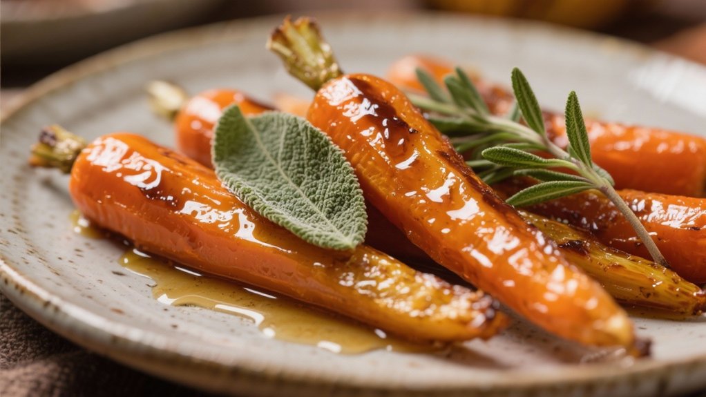 brown butter sage carrots