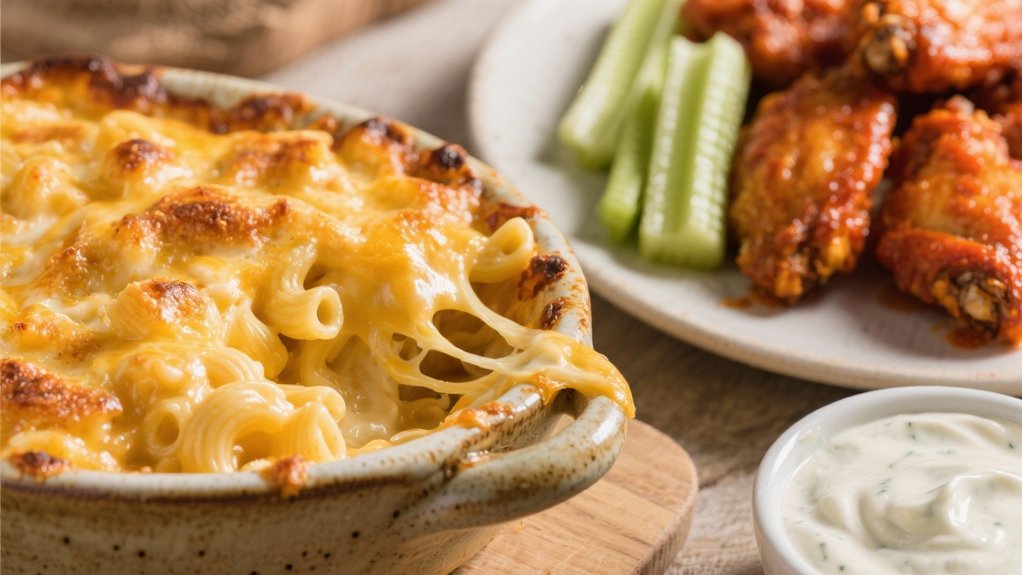 buffalo chicken mac and cheese